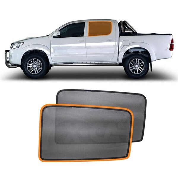 Rear Window Sun Shade for Toyota Hilux Dual Cab 2005-2015 Car Sun Blind Mesh