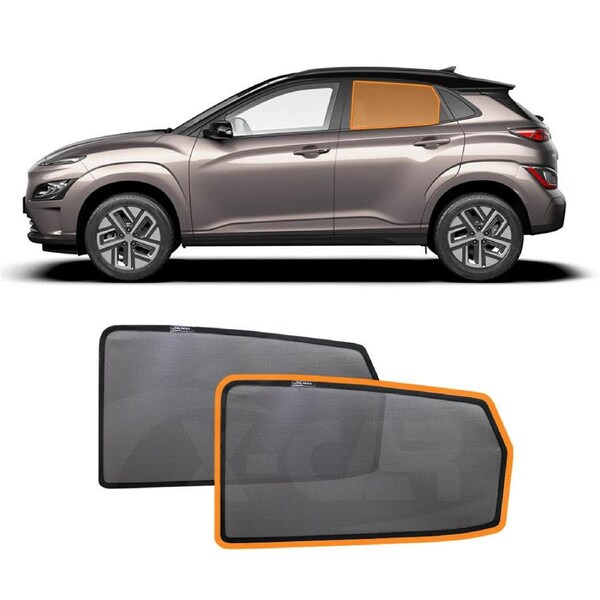 Rear Window Sun Shade for Hyundai Kona 2017-2023 Car Sun Blind Mesh