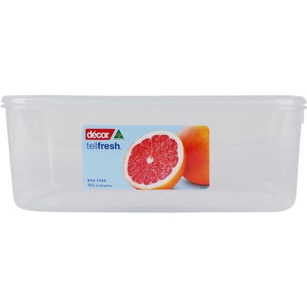 Decor Tellfresh Food Container Oblong 10L