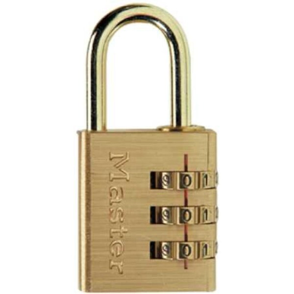 Master Lock Brass Combination Lock