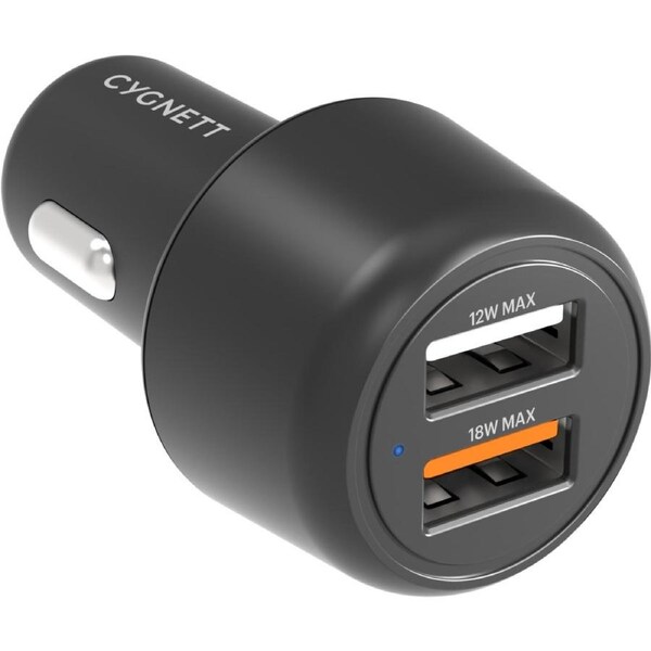 Cygnett CarPower 30W Dual USB-A Car Charger