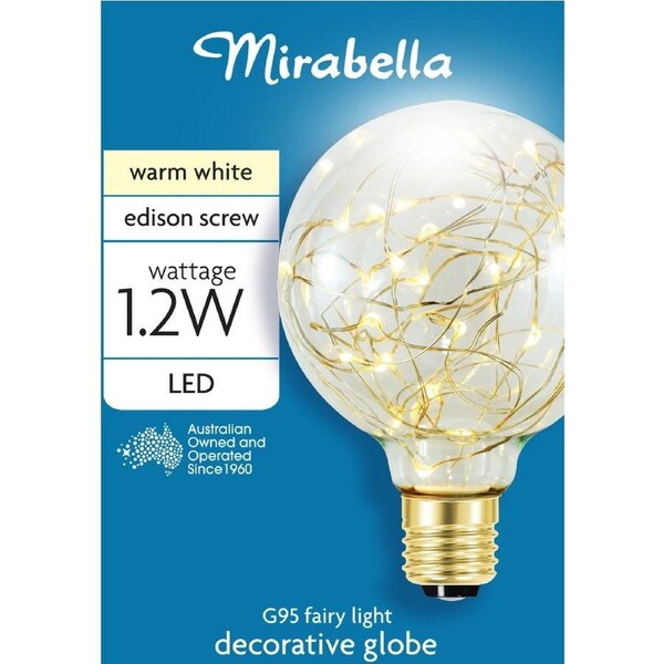 Mirabella LED Fairy Light Globe G95 - Warm White