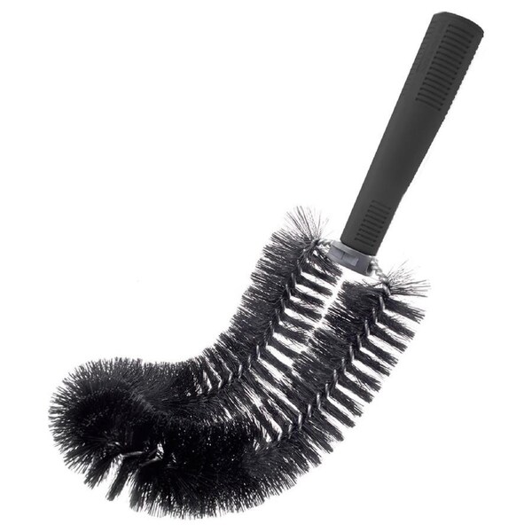 Sabco Pulex Large Curve Shaped Pipe Brush Black Home/Kitchen/Bathroom Cleaning