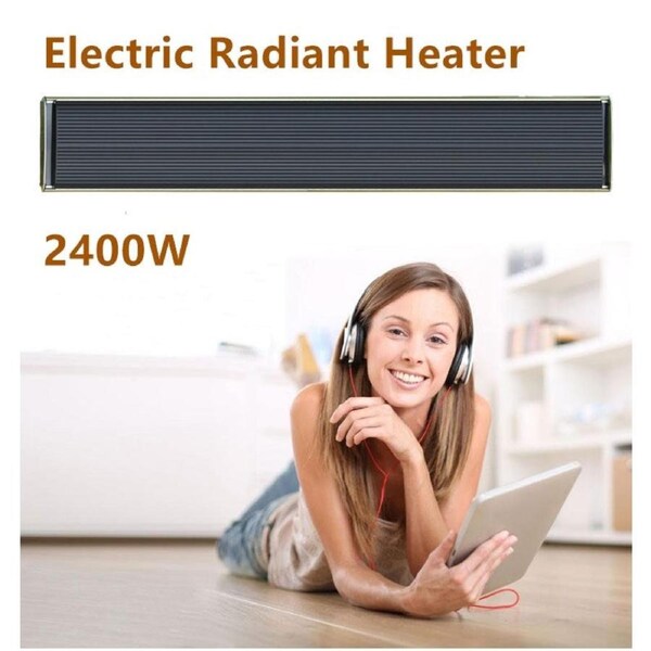 2400W Infrared Electric Radiant Heater Outdoor NO Remote