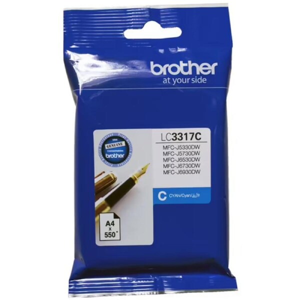 Brother LC3317 Cyan Ink Cartridge