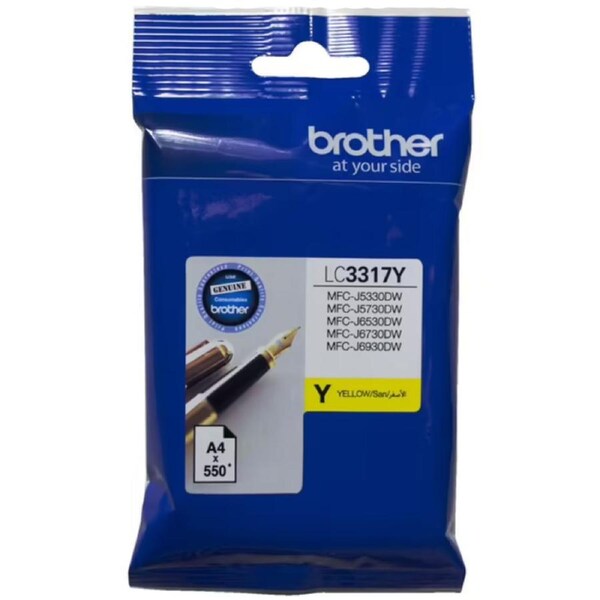 Brother LC3317 Yellow Ink Cartridge