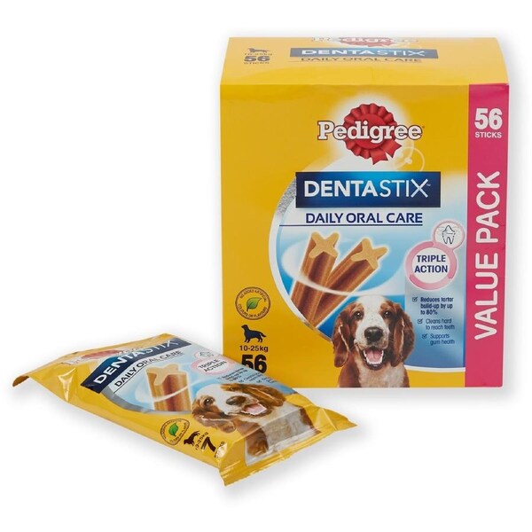 Pedigree Dentastix (Medium Breed) Dog Treats 56 Pack