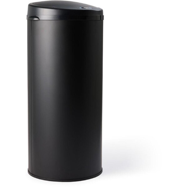 Brilliant Basics Matte Sensor Rubbish Bin 30L - Black