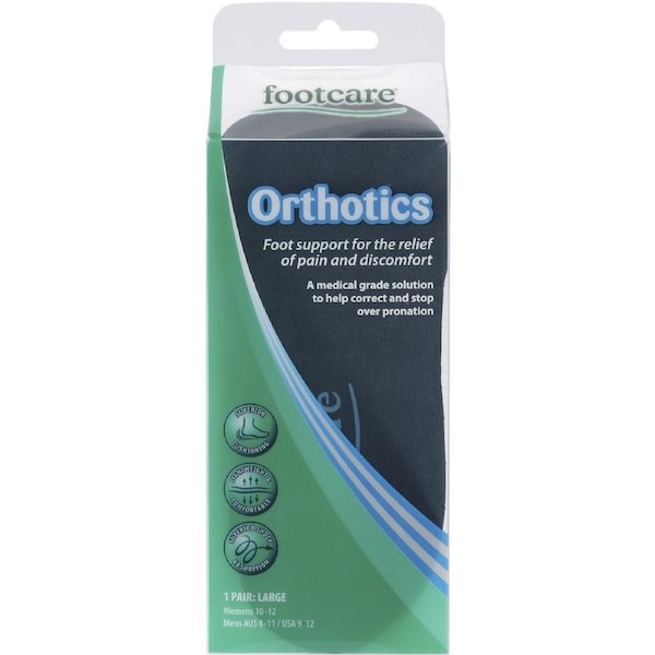 Footcare by Maseur Orthotics Insoles Large 1 Pair