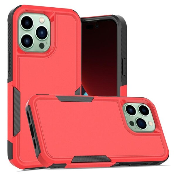 ZUSLAB iPhone 14 Pro Max Case Rugged Defender Protective Heavy Duty Shockproof Dustproof Cover for Apple (2022) - Red