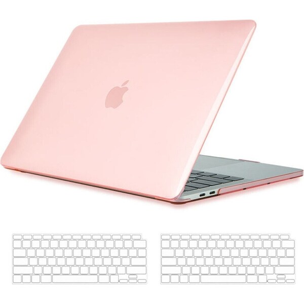 M1 A2337 A2179 A1932 Apple MacBook Air Cover Case Protector 13.3'' With Keyboard Cover Pink