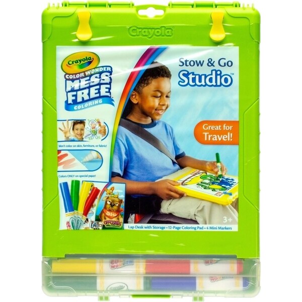 Crayola Colour Wonder Stow & Go Studio Art/Craft Supplies Set Kids/Children 3y+