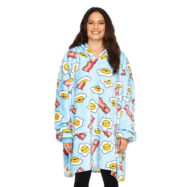 Uggo Wear Foodie Life Giant Hoodie Wakey Wakey Adult