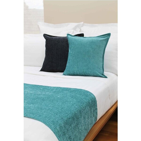 Parker Turquoise Bed Runner - King
