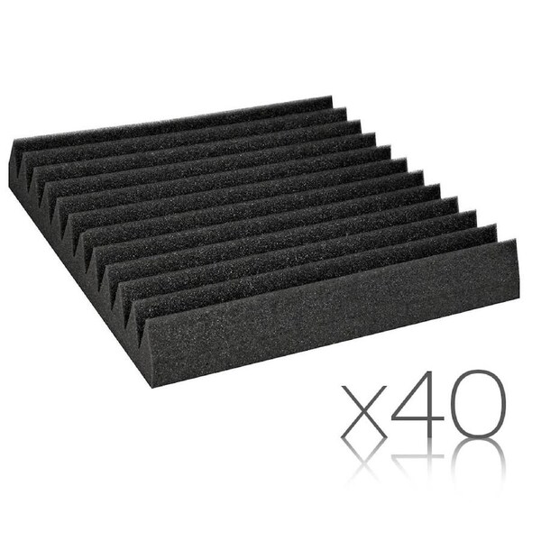 20 40 60PCS Alpha Studio Acoustic Foam Sound Absorbtion Panel Wedge 30X30X5CM 40pcs