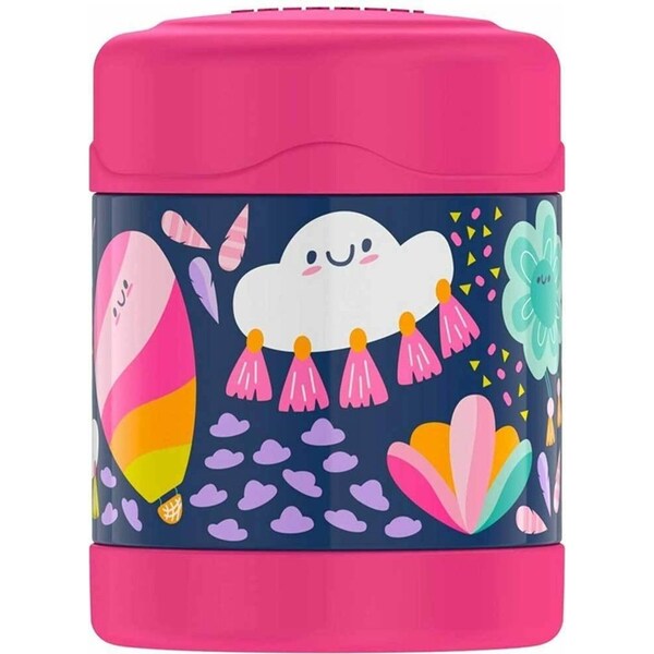 Thermos 290ml Funtainer Vacuum Insulated Food Storage Jar Clouds Stainless Steel