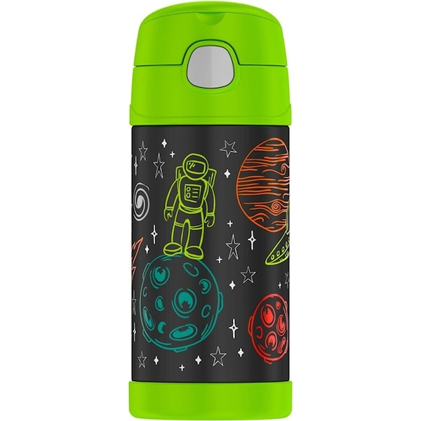 Thermos 355ml Funtainer Vacuum Insulated Drink Bottle Astronaut Stainless Steel