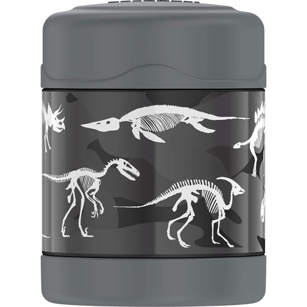 Thermos 290ml Funtainer Vacuum Insulated Food Jar Dinosaur Stainless Steel