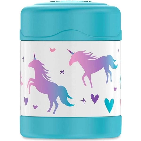 Thermos 290ml Funtainer Vacuum Insulated Food Jar Unicorn Stainless Steel