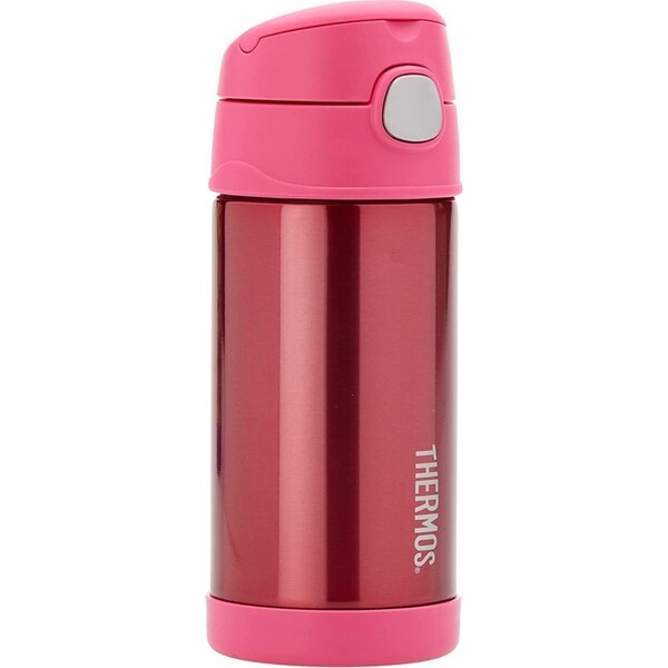 Thermos 355ml Funtainer Vacuum Insulated Drink Bottle Pink Stainless Steel