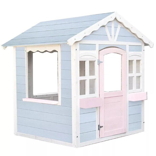 Cottage Style Wooden Childrens Playhouse