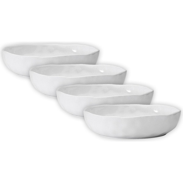 4x Ecology 22cm Speckle Soup/Salad/Pasta Dinner Noodle Stoneware Dining Bowl