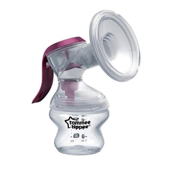 Tommee Tippee Made For Me Single Portable Manual Soft Silicone Cup Breast Pump