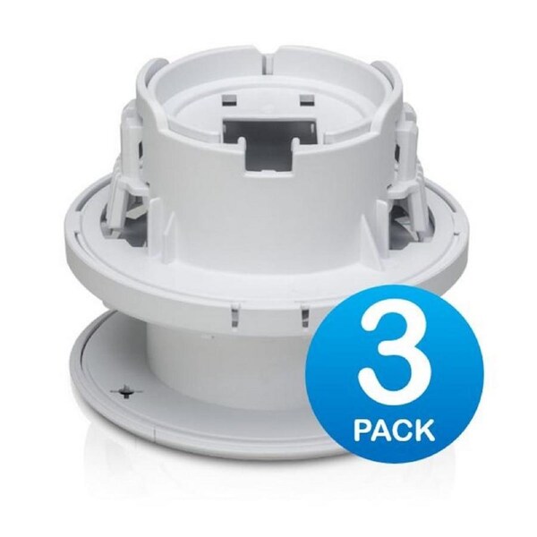 Ubiquiti UVC-G3-FLEX Camera Ceiling Mount Accessory, 3-Pack [UVC-G3-F-C-3]