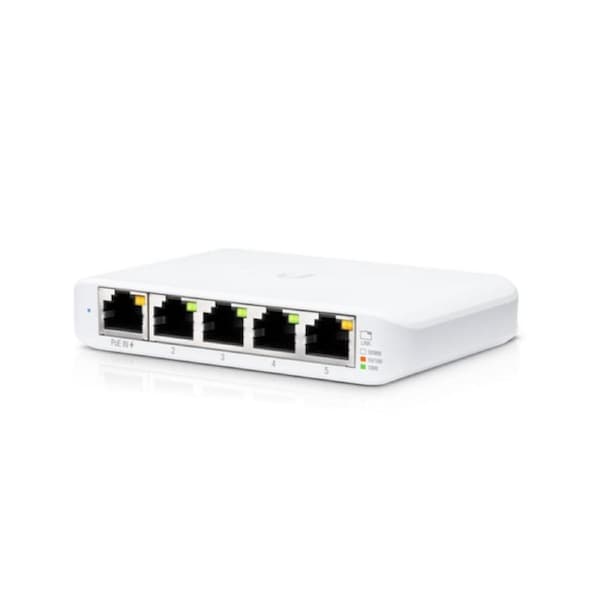Ubiquiti USW Flex Mini Managed, UniFi, Layer 2 Gigabit Switch, 5x GbE RJ45 Ports [USW-Flex-Mini-AU]