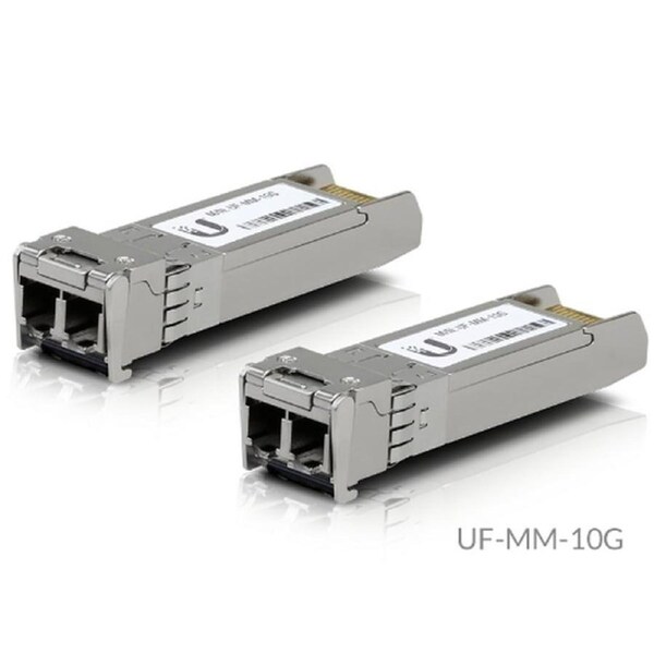 Ubiquiti UFiber SFP Multi-Mode Fiber Module, 1Gbps, 300m Distance, 2-Pack [UACC-OM-MM-1G-D-2]