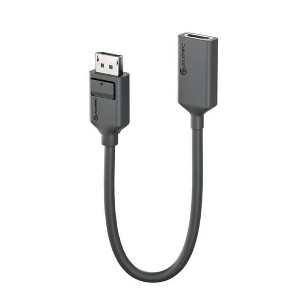 Alogic 20cm DisplayPort to HDMI Adapter Male to Female HDMI 1.4, 4K at 30Hz [EL2DPHD-ADP]