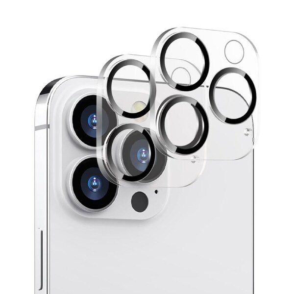 [2 Pack] ZUSLAB iPhone 13 Pro Max Camera Lens Screen Protector Tempered Glass-Anti-Scratch 9H Hardness HD Clear for Apple (2021)