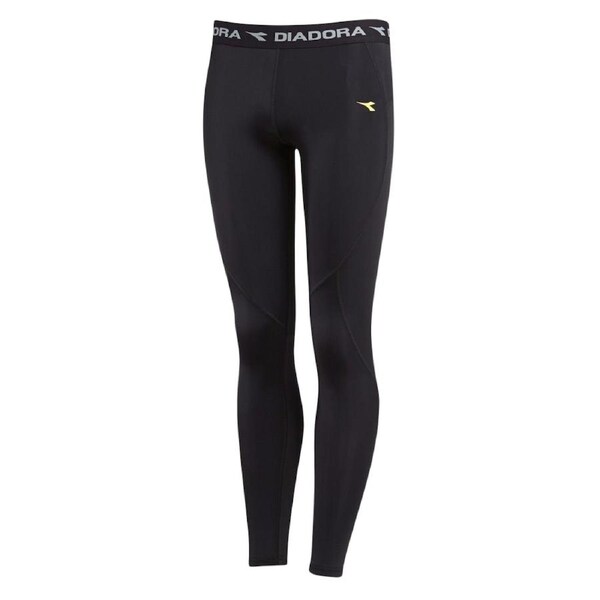 Kids DIADORA Compression Tights Long Johns Running Junior Boys Thermal - Black 14