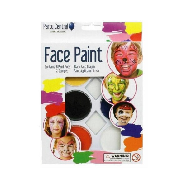 Kids Face Painting 6 Colors Face Paint Set Children Boys Girl