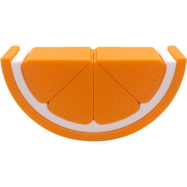 Playground BPA Free Silicone Baby Early Development Orange Puzzle 11.5cm 10m+
