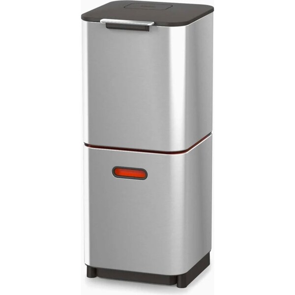 Joseph Joseph Totem Compact Waste Separation 40L Bin Stainless 30063