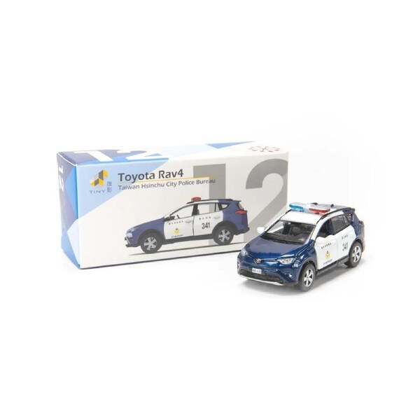 Tiny City Die-cast Model Car – Toyota Rav4 Taiwan Hsinchu City Police Bureau #TW12