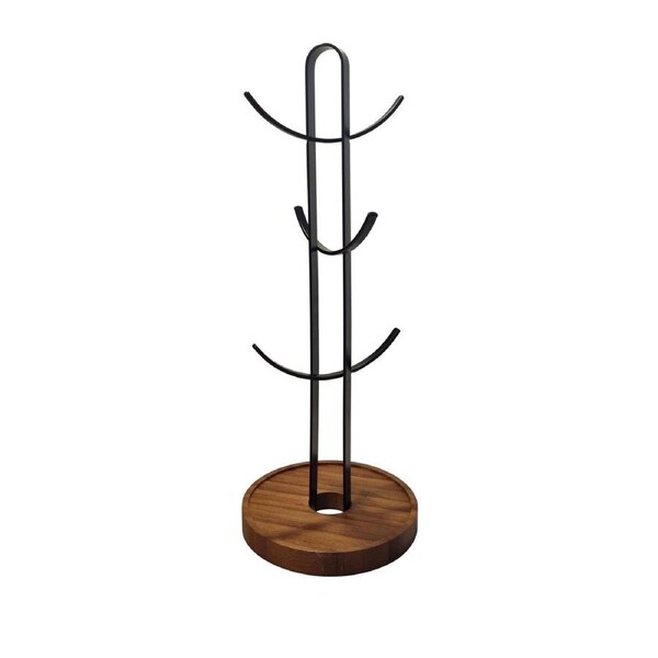 Bamboo Cup Storage Rack Holder Stand