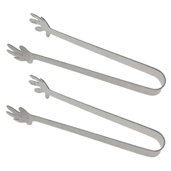 Mini Multi-function Stainless Steel Tongs - Palm - 2 Packs