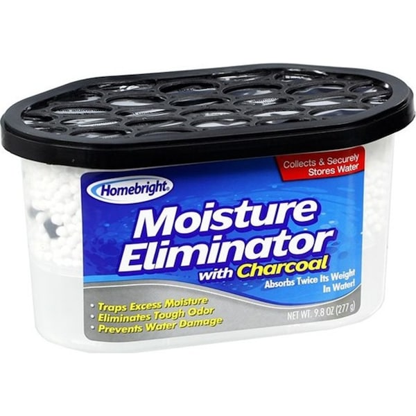5 x Moisture Eliminator with Charcoal Dehumidifier Damp Absorber 277g Container