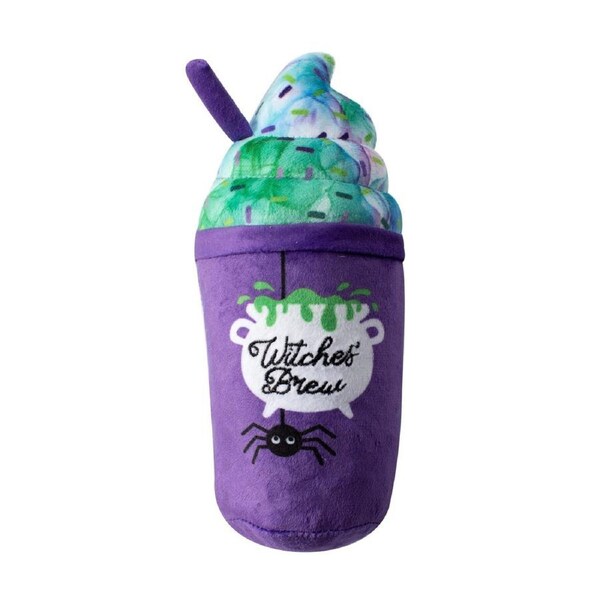 Fringe Studio Halloween Plush Squeaker Dog Toy - Witches Brew