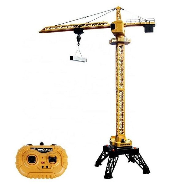 HUINA 1/14 12CH RC Alloy Tower Crane Engineering Construction Vehicle Toy Kids Car