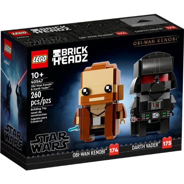 LEGO 40547 - BrickHeadz Star Wars Obi-Wan Kenobi & Darth Vader