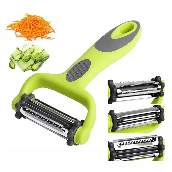 4 pcs 3 in 1 peeling knife rotating fruit and vegetable peeling knife