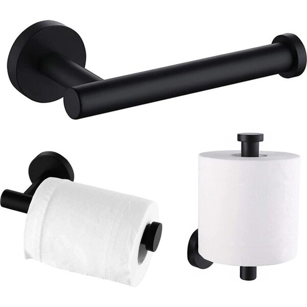 Toilet Roll Paper Holder Organizer Wall Mount Storage Stand Paper Towel Roll Holder