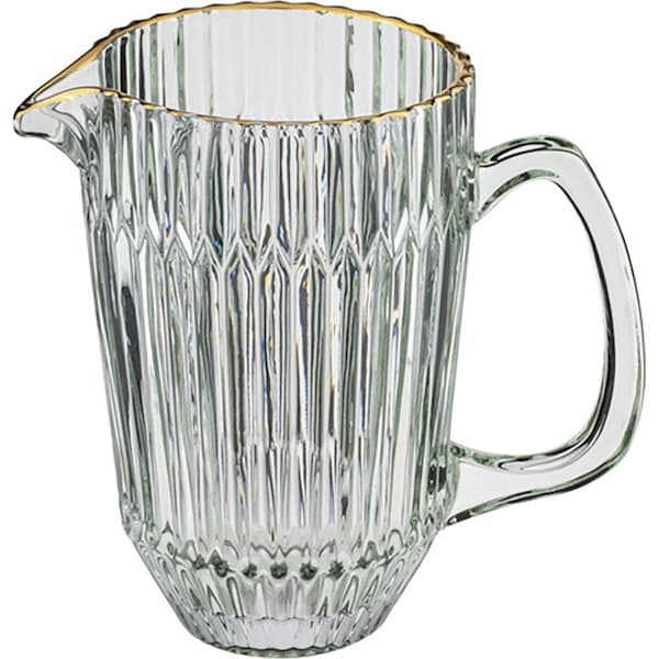 Amara 1.6L Glass Jug Pitcher Water/Juice Container Glassware w/ Handle Clear