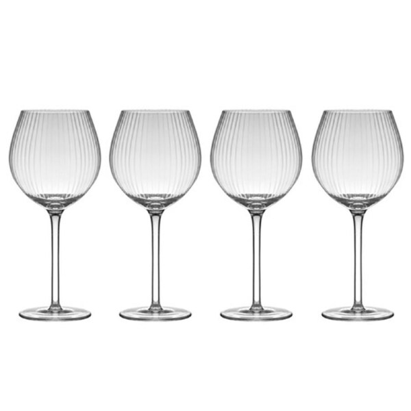 4PK Esme Crystal 450ml Gin Glass Drinking Round Stemware Cup Glasses Set Clear