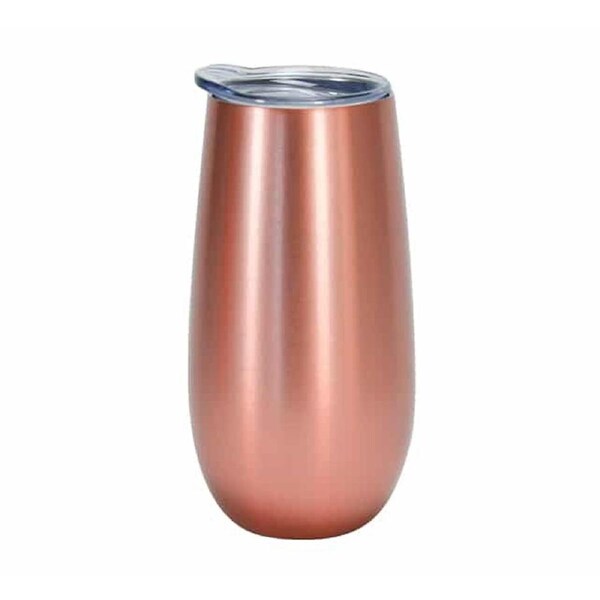 Annabel Trends Sparkling Flute Cup Stainless Steel Drinkware 175ml Rose Gold