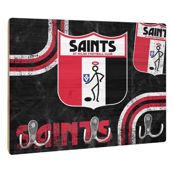St Kilda Saints AFL Wall Key Rack Holder