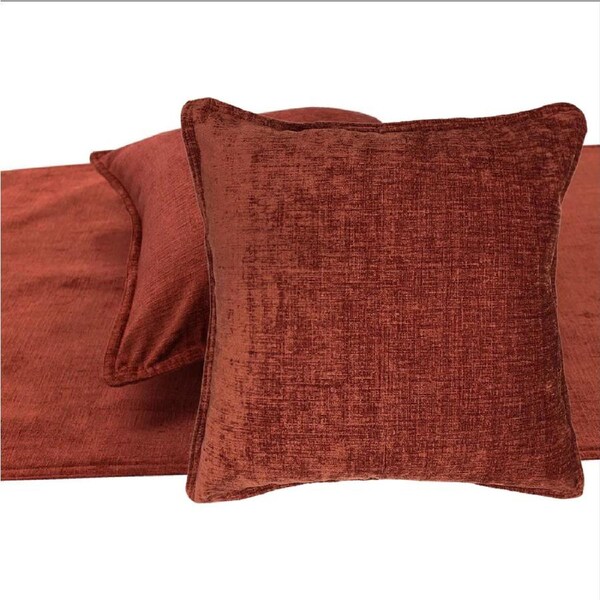 Parker Russet Bed Runner & Cushion Set - Single/King Single